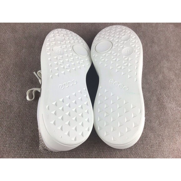 ECCO Tray Street Women Off-White/Gray/Animal Print Shoes Sneakers Sz US 10-10.5 - Picture 16 of 16
